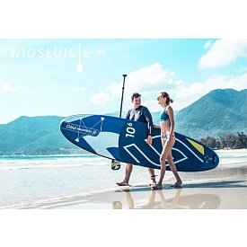 deska SUP GLADIATOR PRO 10'7 WindSUP z karbonowym wiosłem - pompowany paddleboard