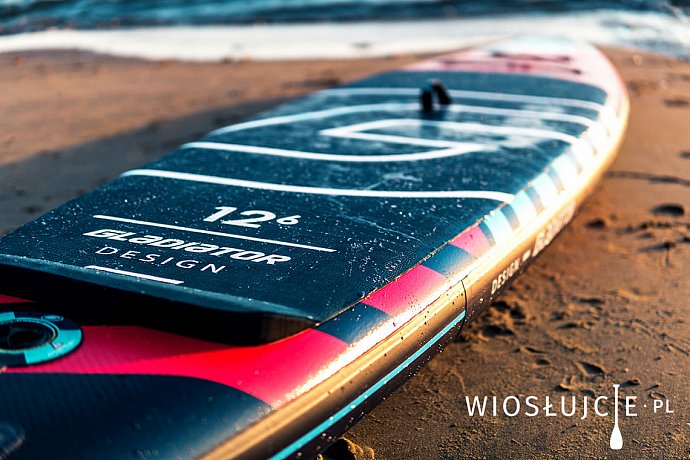 deska SUP GLADIATOR PRO DESIGN 12'6 T z wiosłem karbonowym - pompowany paddleboard