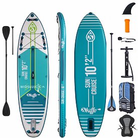 Deska SUP SKIFFO SUN CRUISE 10'2 z wiosłem - pompowany paddleboard