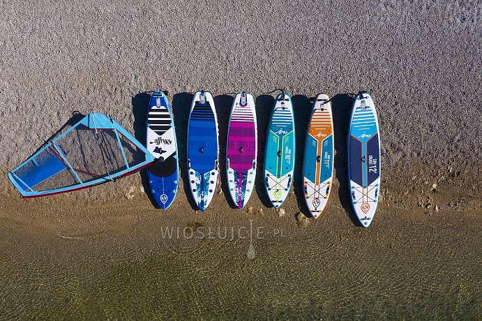 Deska SUP SKIFFO SUN CRUISE 10'2 z wiosłem - pompowany paddleboard