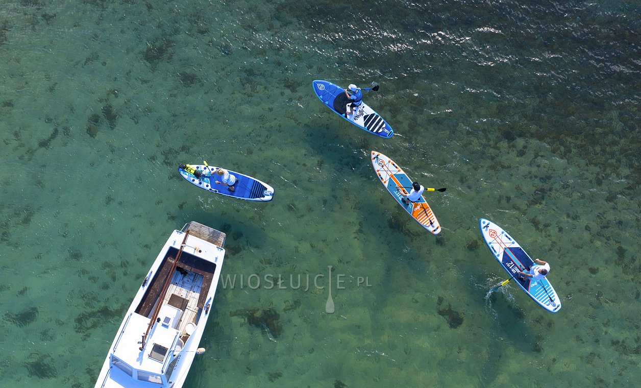 Deska SUP SKIFFO SUN CRUISE 11'2 z wiosłem - pompowany paddleboard