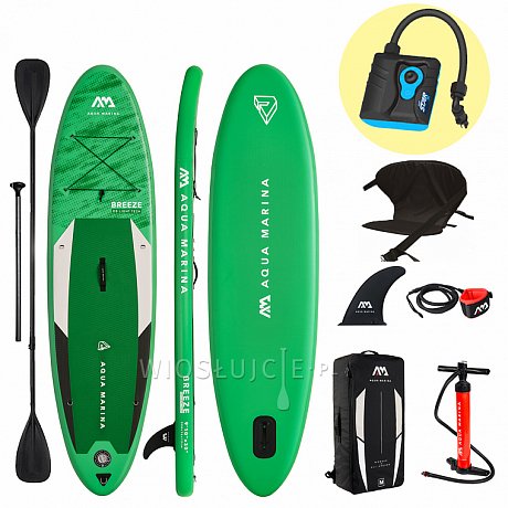 Deska SUP AQUA MARINA BREEZE 9'10 - pompowany paddleboard 2022