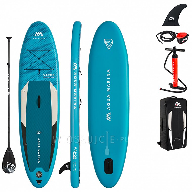 Deska SUP AQUA MARINA VAPOR 10'4 zestaw 2021