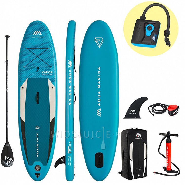 Deska SUP AQUA MARINA VAPOR 10'4 zestaw 2022