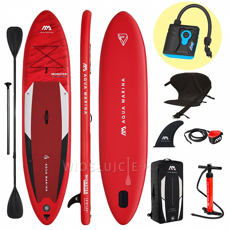 Deska SUP AQUA MARINA MONSTER 12'0 zestaw 2022