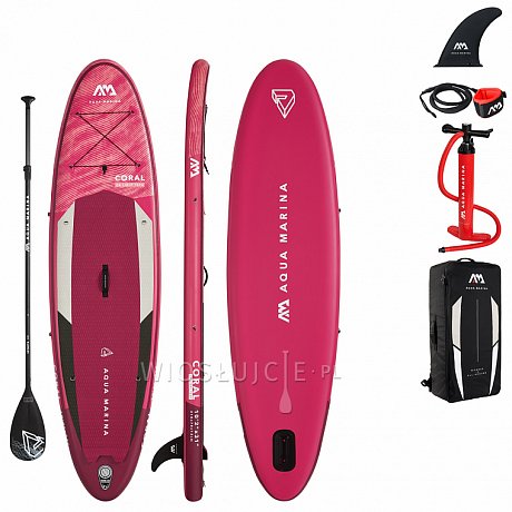 Deska SUP AQUA MARINA CORAL 10'2 - pompowany paddleboard 2021