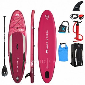 Deska SUP AQUA MARINA CORAL 10'2 - pompowany paddleboard 2021