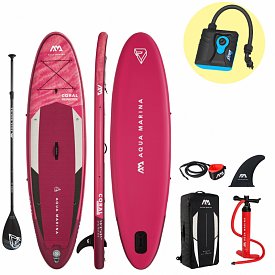 Deska SUP AQUA MARINA CORAL 10'2 - pompowany paddleboard 2021