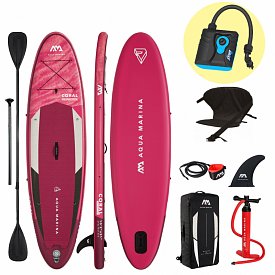 Deska SUP AQUA MARINA CORAL 10'2 - pompowany paddleboard 2021