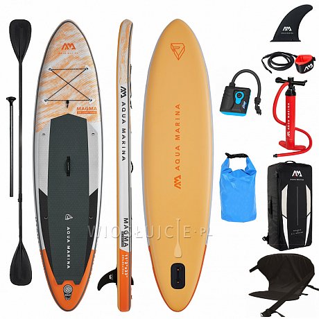 Deska SUP AQUA MARINA MAGMA 11'2 - pompowany paddleboard 2022