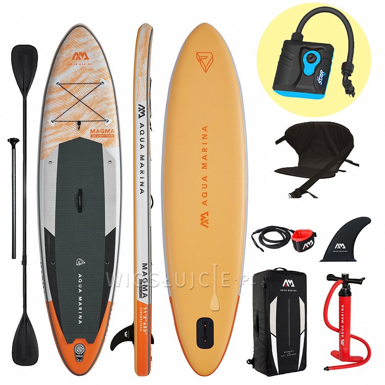 Deska SUP AQUA MARINA MAGMA 11'2 zestaw 2022