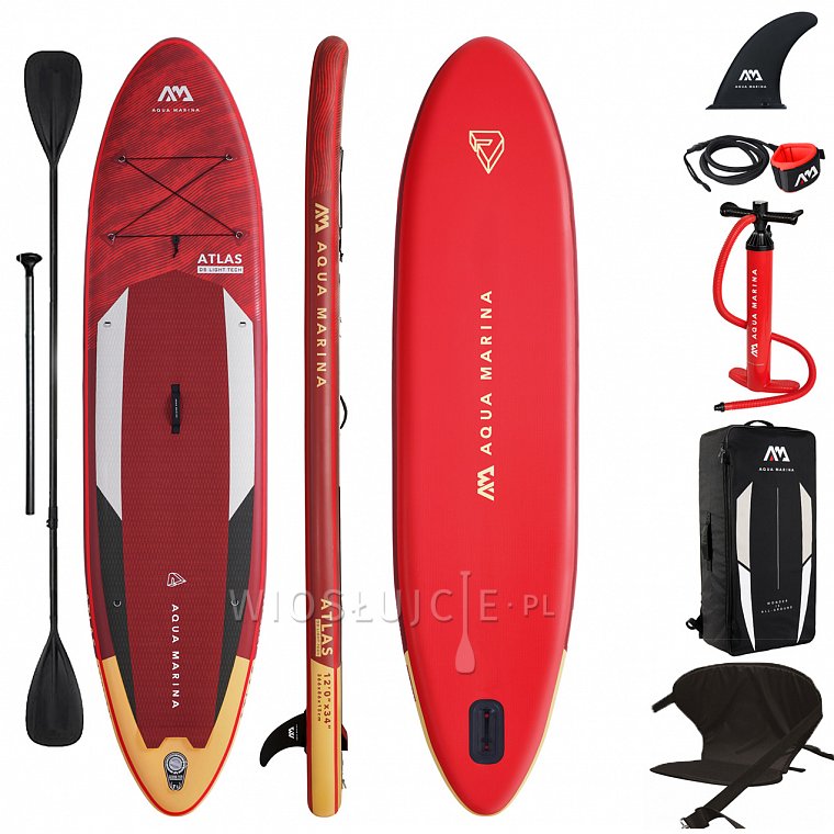 Deska SUP AQUA MARINA ATLAS 12'0 zestaw 2021