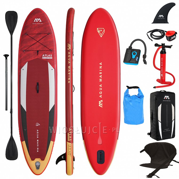 Deska SUP AQUA MARINA ATLAS 12'0 zestaw 2021