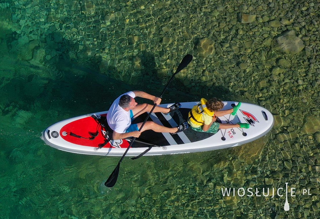Deska SUP F2 SECTOR 12'2 XL COMBO z wiosłem - pompowany paddleboard