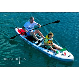 Deska SUP F2 SECTOR 12'2 XL COMBO z wiosłem - pompowany paddleboard