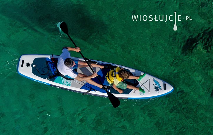 Deska SUP F2 STRATO 11'5 COMBO BLUE z wiosłem - pompowany paddleboard