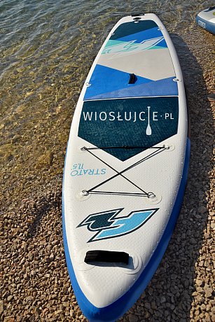 Deska SUP F2 STRATO 11'5 COMBO BLUE z wiosłem - pompowany paddleboard