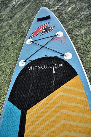 Deska SUP F2 IMPACT 11'8 TURQUISE z wiosłem - pompowany paddleboard