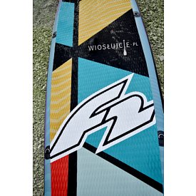 Deska SUP F2 IMPACT 11'8 TURQUISE z wiosłem - pompowany paddleboard
