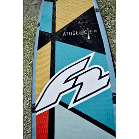 Deska SUP F2 IMPACT 11'8 TURQUISE z wiosłem - pompowany paddleboard