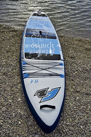 Deska SUP F2 ALOHA 11'4 BLUE z wiosłem - pompowany paddleboard