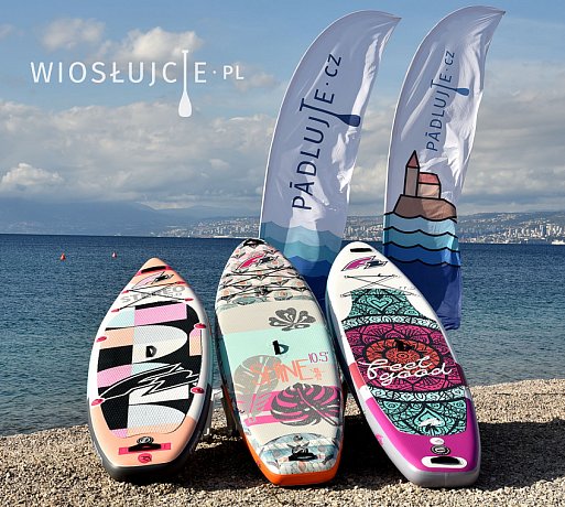 Deska SUP F2 FEELGOOD 10'2 PINK z wiosłem - pompowany paddleboard