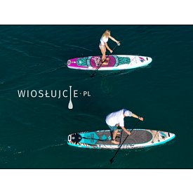 Deska SUP F2 FEELGOOD 10'2 PINK z wiosłem - pompowany paddleboard