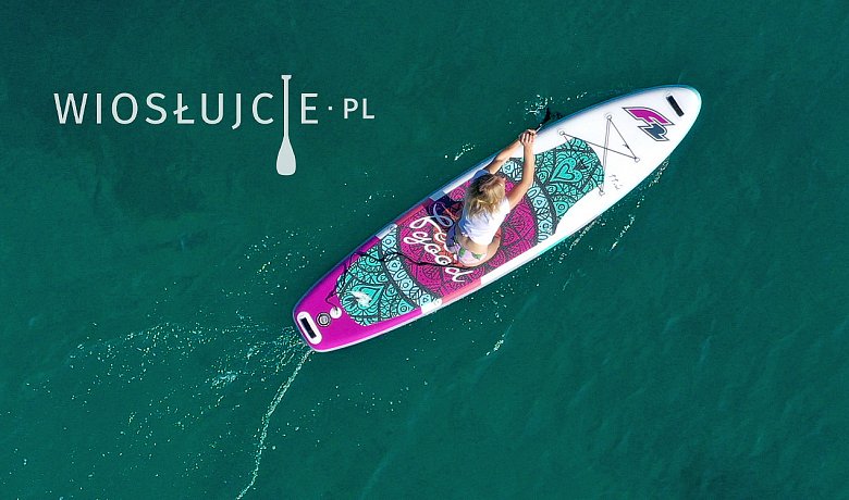 Deska SUP F2 FEELGOOD 10'2 PINK z wiosłem - pompowany paddleboard