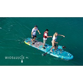 Deska SUP F2 TRAVEL WINDSURF 12'5 PETROL z wiosłem - pompowany paddleboard i windsurfing
