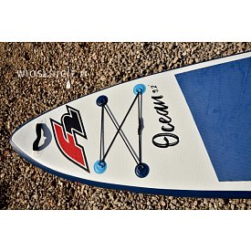 Deska SUP F2 OCEAN BOY 9'2 BLUE z wiosłem - pompowany paddleboard