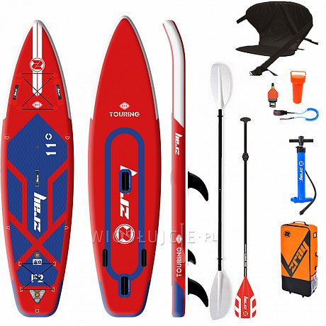 Deska WindSUP ZRAY F2 FURY PRO 11'0 z wiosłem - pompowany paddleboard