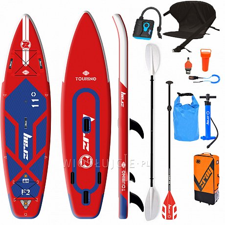 Deska WindSUP ZRAY F2 FURY PRO 11'0 z wiosłem - pompowany paddleboard