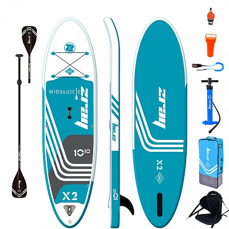 Deska SUP ZRAY X2 X-Rider DeLuxe 10'10 - pompowany paddleboard