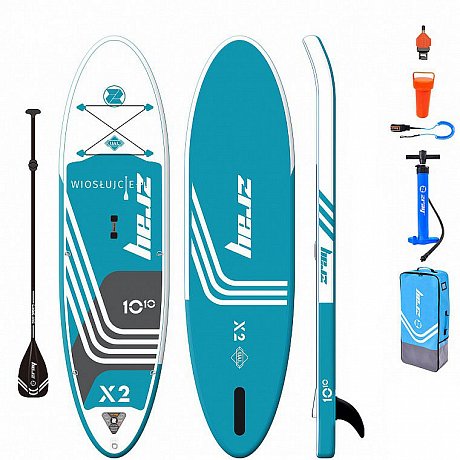 Deska SUP ZRAY X2 X-Rider DeLuxe 10'10 - pompowany paddleboard