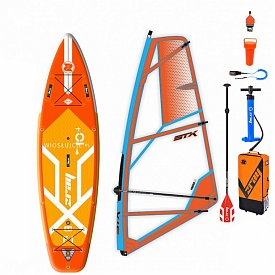 Zestaw WindSUP ZRAY F1 FURY 10'4 + pędnik STX Rig - pompowany paddleboard, windsurfing