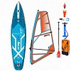 Zestaw WindSUP ZRAY F4 FURY EPIC 12'0 + pędnik STX PowerKID - pompowany paddleboard, windsurfing