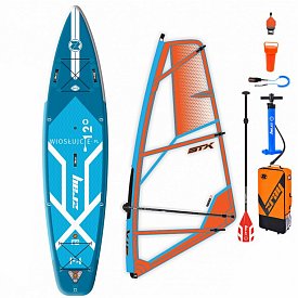 Zestaw WindSUP ZRAY F4 FURY EPIC 12'0 + pędnik STX PowerKID - pompowany paddleboard, windsurfing