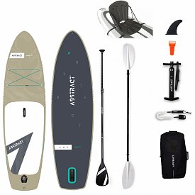 Deska SUP ABSTRACT JAWS SABLE 10'0 z wiosłem – pompowany paddleboard