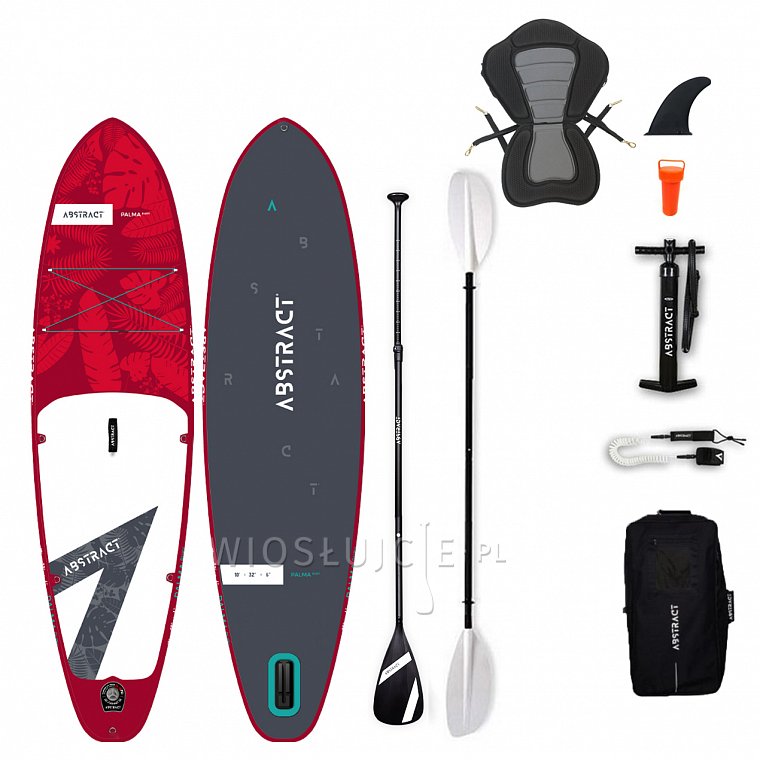 Deska SUP ABSTRACT PALMA 10'0 z wiosłem – pompowany paddleboard