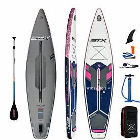Deska SUP STX Tourer 11'6 x 32 Pure z wiosłem - pompowany paddleboard model 2021