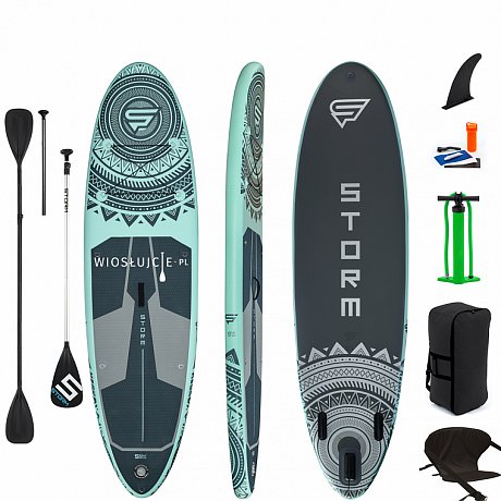 Deska SUP STORM BY STX Allround 10'4 x 32'' AQUA – pompowany paddleboard
