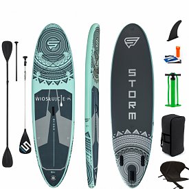 Deska SUP STORM BY STX Allround 10'4 x 32'' AQUA – pompowany paddleboard