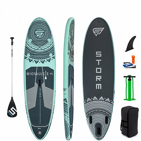 Deska SUP STORM BY STX Allround 10'4 x 32'' AQUA – pompowany paddleboard