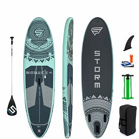 Deska SUP STORM BY STX Allround 10'4 x 32'' AQUA – pompowany paddleboard