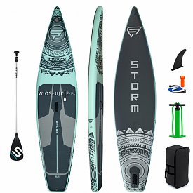 Deska SUP STX STORM Tourer 11'6 x 32'' AQUA – pompowany paddleboard