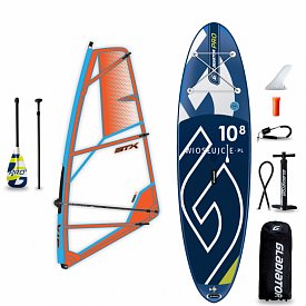 Komplet WindSUP GLADIATOR PRO 10'8 WS + pędnik STX PowerKid - pompowany paddleboard