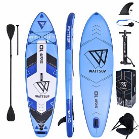 Deska SUP WATTSUP SAR 10'0'' z wiosłem – pompowany paddleboard 2021