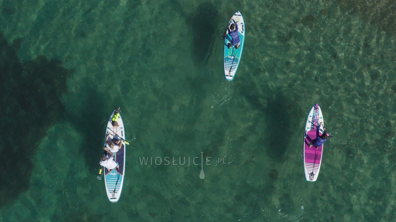 Deska SUP SKIFFO SUN CRUISE 12'0 z wiosłem - pompowany paddleboard