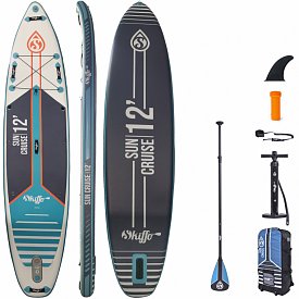 Deska SUP SKIFFO SUN CRUISE 12'0 z wiosłem - pompowany paddleboard