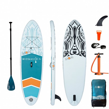 Deska SUP MOAI ALLROUND 9'5 z wiosłem - pompowany paddleboard